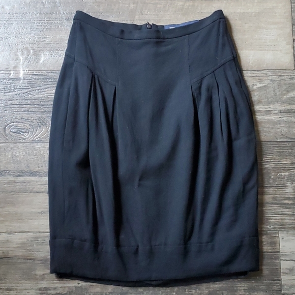 French Connection Dresses & Skirts - French Connection Pleated Virgin Wool Blend Skirt
